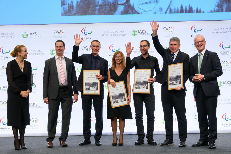 IOC / IAKS zlata nagrada za Nordijski center Planica